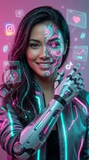 Bia social engagement AI portrait